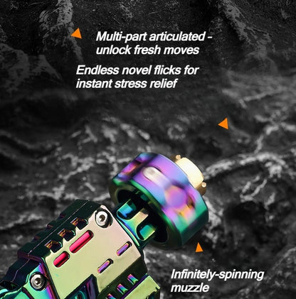 Metal Alloy Shell-Ejecting Toy Pistol Set Fun Shooting Sensory Toy Stress Relief EDC Office Desk Gadget Gift for Boys Adults
