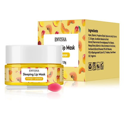 ENVISHA Watermelon Lip Sleep Mask Night Sleeping Maintenance Moisturizing Fade Lines Nourishing Balm Skin Care Beauty Health 20g