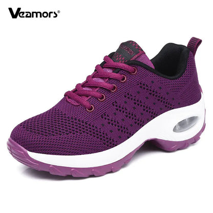Women Running Shoes Breathable Casual Shoes Outdoor Light Weight Sports Shoes Casual Walking Sneakers Tenis Feminino Shoes