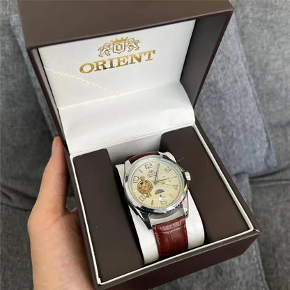 Orient Watch Refurbished Second-hand Japanese Fully Automatic Mechanical Watch Hollowed Out Business Men's Watch 1:1