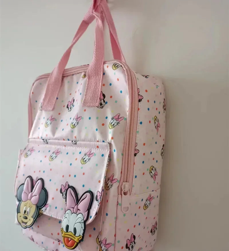 Fashion Children Bags Baby Minnie Mouse Printed Backpack Kindergarten Cartoon Schoolbag