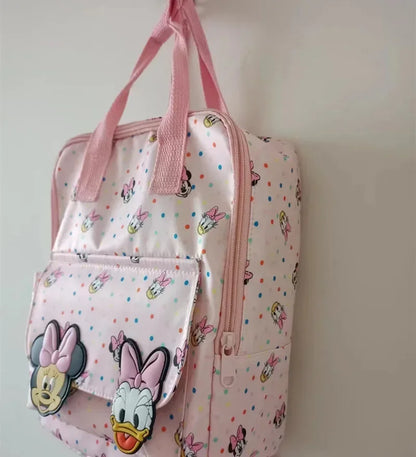 Fashion Children Bags Baby Minnie Mouse Printed Backpack Kindergarten Cartoon Schoolbag