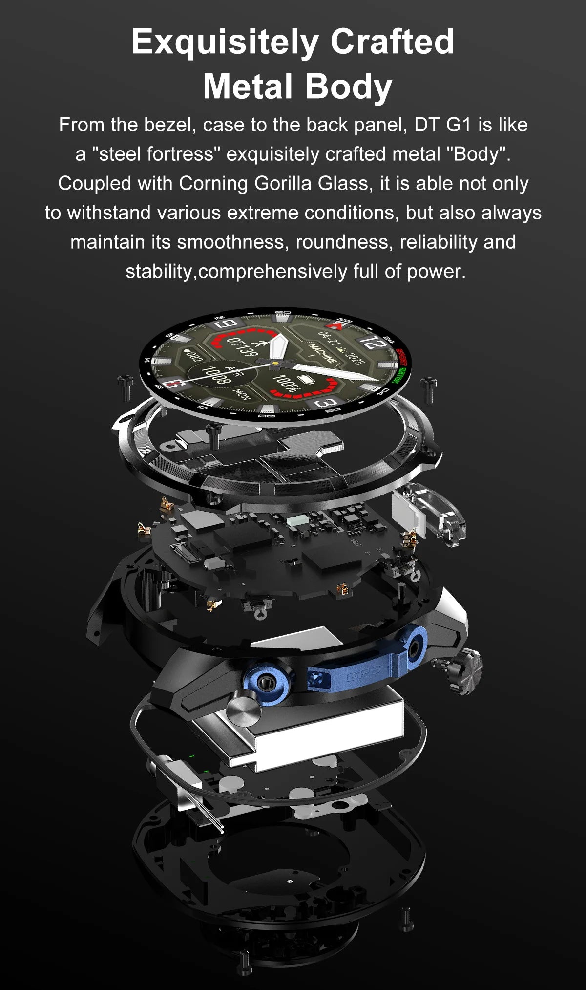 2026 Men GPS New Offline Map Smart Watch 10ATM Waterproof 4GB Route Navigation Clock 1000mAh Battery Outdoors Military Watches