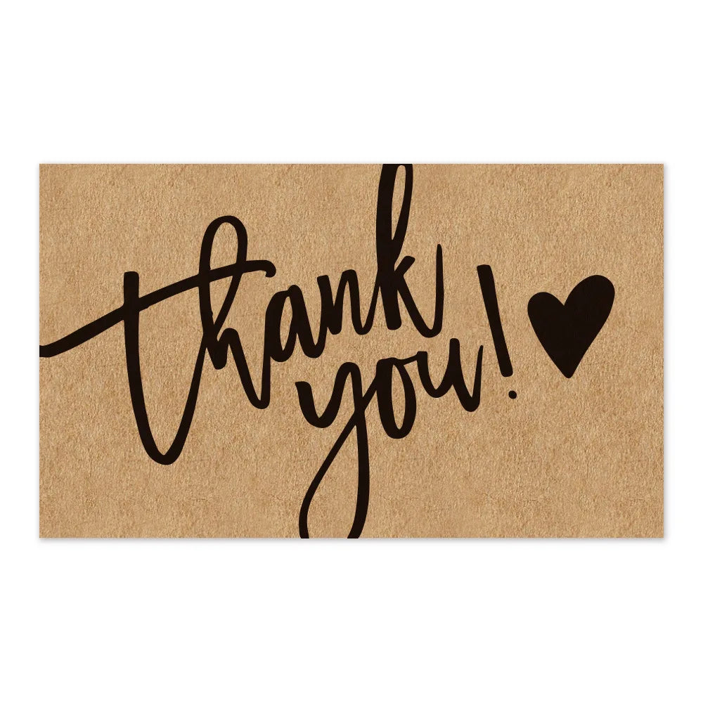 10-30pcs Natural Kraft Paper "beyond grateful" Cards Thank You Card For Small Shop Gift Decoration Card For Small Business Card
