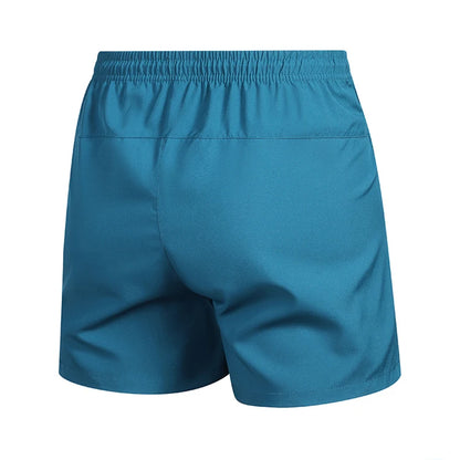 2025 New Summer Men's Beach Shorts Beach New Models Solid Color Fashion Leisure Comfortable Elastic Waist Double Pockets Cool