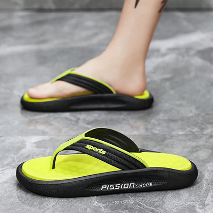 Outdoor Anti-skid Lightweight Mens Flip Flop Summer Casual Men’s Beach Shoes Classic Style Trendy Cozy Holiday Sandals for Man