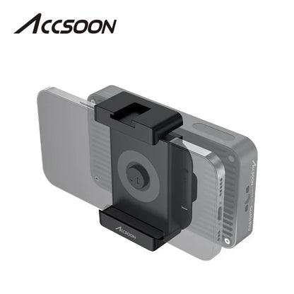 Accessor mounts for Seemo, Seemo Pro, and Seemo 4K mobile phones, featuring a cold shoe interface and screw port.