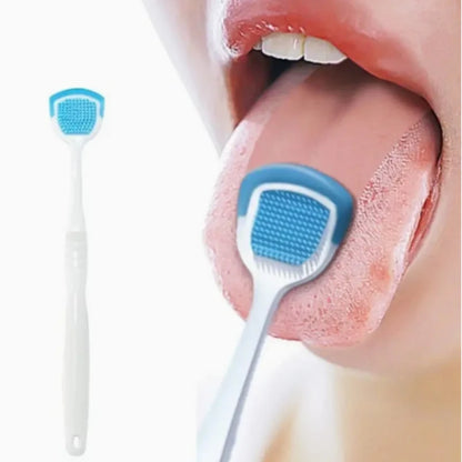 1pc raspador de língua, reduz o mau hálito para cuidados orais, limpadores de língua, ferramentas de limpeza de língua para adultos