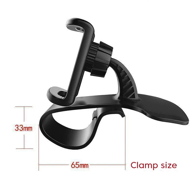 360° rotating car phone holder, universal car dashboard mount, self-gripping mount, fixed phone holder.