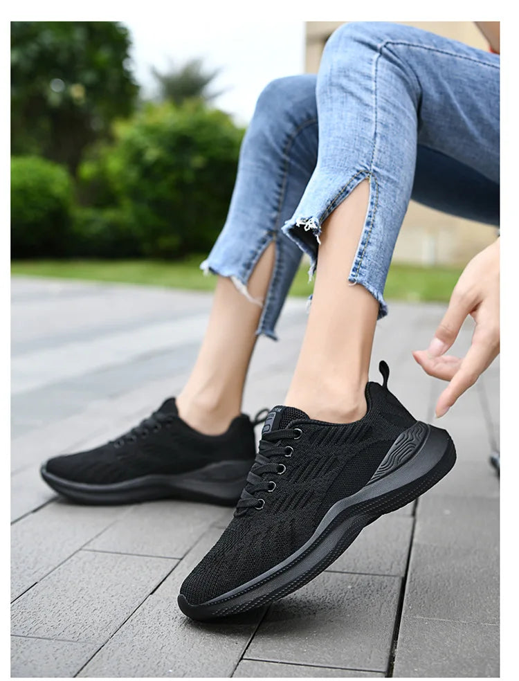 Women Running Shoes Breathable Casual Shoes Outdoor Light Weight Sports Shoes Casual Walking Sneakers Tenis Feminino Shoes
