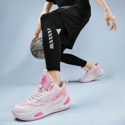 Unisex Basketball Shoes High-quality Mesh Breathable Field Training Sports Shoes Youth Outdoor Basketball Boots for Men