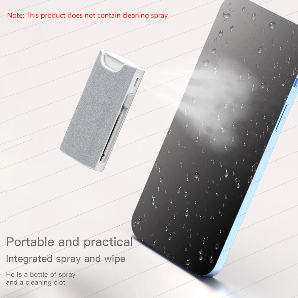 5-in-1 Earphone Case Cleaning Pen with Portable Screen Port Spray Keyboard Cleaner Multifunctional Accessories for Airpods 3
