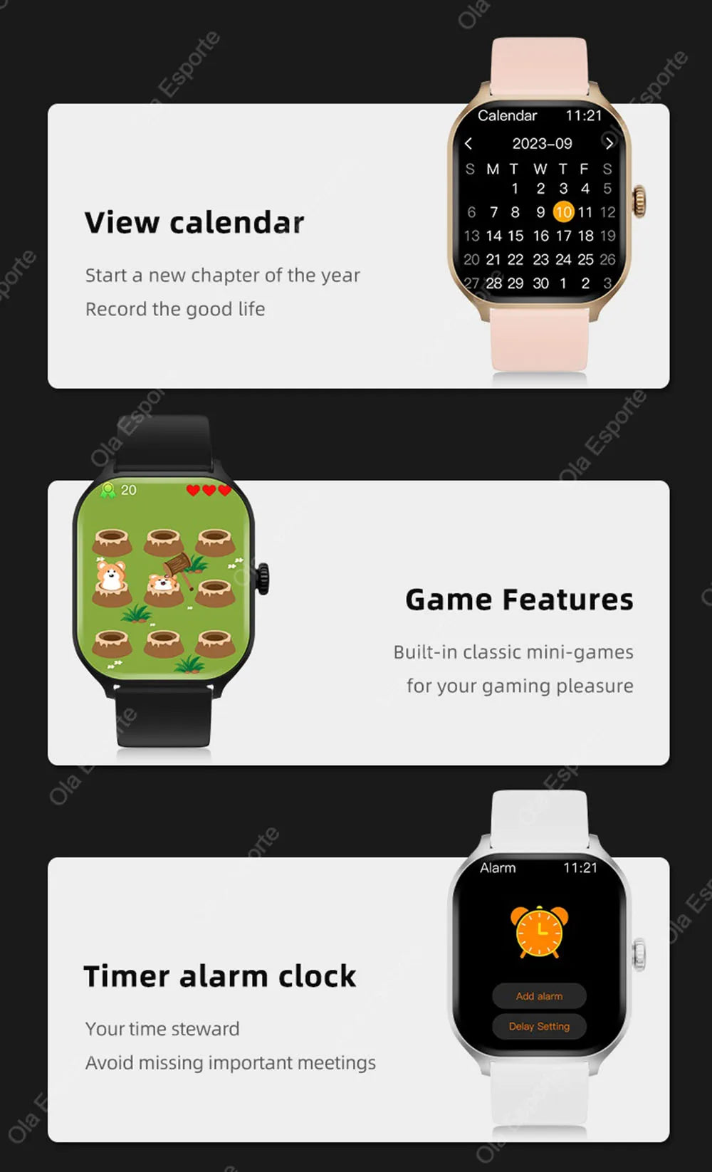 2026 New Smart Watch For Android IOS 2.01Inch Color Screen Bluetooth Call Blood Oxygen/Pressure Monitoring Smart Watch Women Men