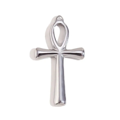 Face Sun Oval Cross Sunflower Relief Long Eyelashes Sparkling Eyes A Rose Round Pendant 316L Stainless Steel Silver Color