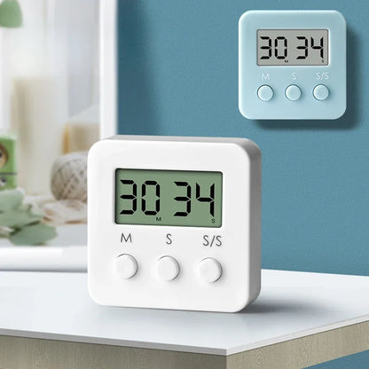 Digital Timer, Cooking Alarm Clock, Countdown Stopwatch, Kitchen Gadget Tools for Cooking, Sleeping, Showering, Studying