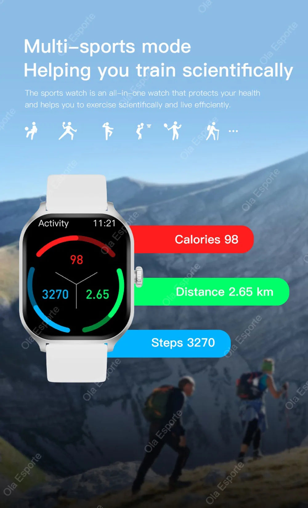 2026 New Smart Watch For Android IOS 2.01Inch Color Screen Bluetooth Call Blood Oxygen/Pressure Monitoring Smart Watch Women Men