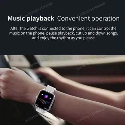 2026 New Smart Watch For Android IOS 2.01Inch Color Screen Bluetooth Call Blood Oxygen/Pressure Monitoring Smart Watch Women Men