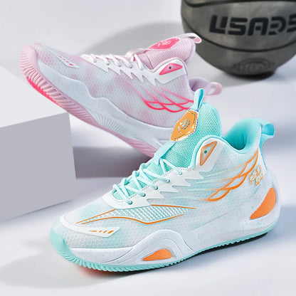 Unisex Basketball Shoes High-quality Mesh Breathable Field Training Sports Shoes Youth Outdoor Basketball Boots for Men