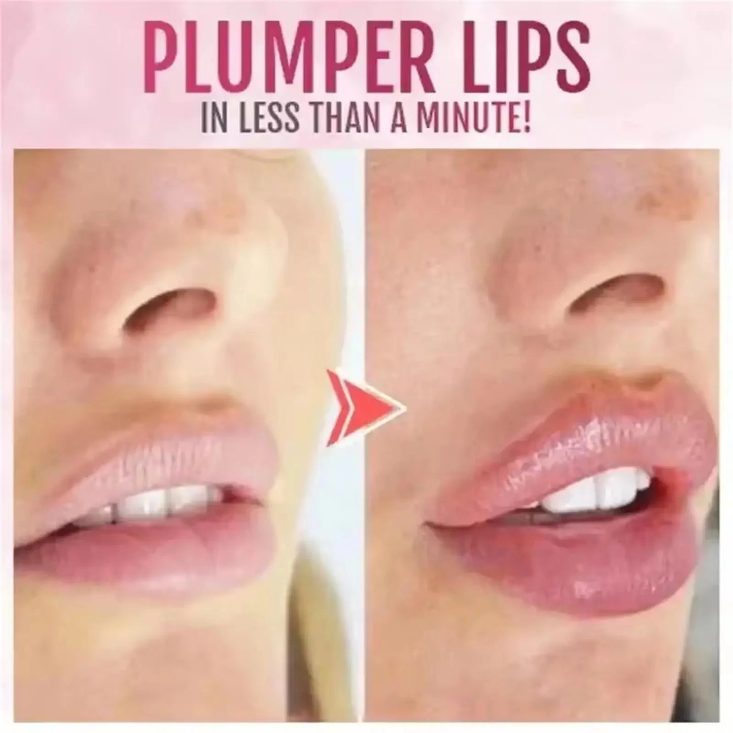 Lip plumper oil, instant volumizer, increases lip elasticity, long-lasting hydration, lip gloss, sexy beauty makeup.