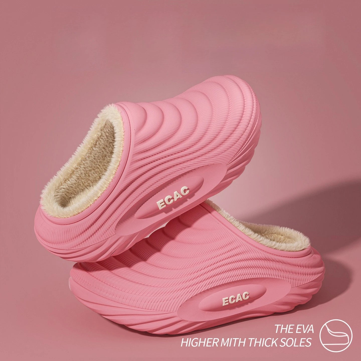 Winter Warm Slipper Women Fluffy Fur Plush Indoor Lazy Thermal Furry Home House Fuzzy Shoe Flat Flip Flop Ladies Slide Men Male