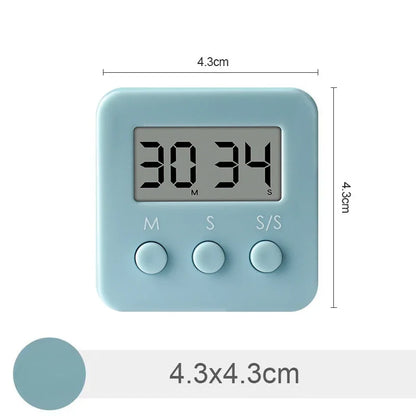 Digital Timer, Cooking Alarm Clock, Countdown Stopwatch, Kitchen Gadget Tools for Cooking, Sleeping, Showering, Studying