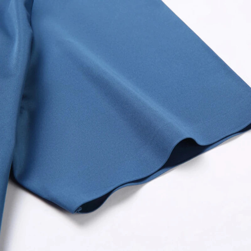 Men's Ultra Stretch Short Sleeve T-Shirt Business Casual Breathable Stretchable Abrasion-Resistant Solid Color Short Sleeve Shirt