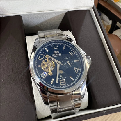Orient Watch Refurbished Second-hand Japanese Fully Automatic Mechanical Watch Hollowed Out Business Men's Watch 1:1