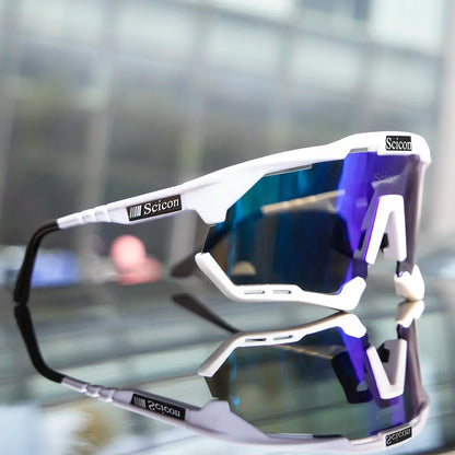 SCICON Polarized Cycling Glasses Mountain Bicycle Glasses Road Bike Cycling Eyewear Men Women Outdoor Sports Cycling Sunglasses