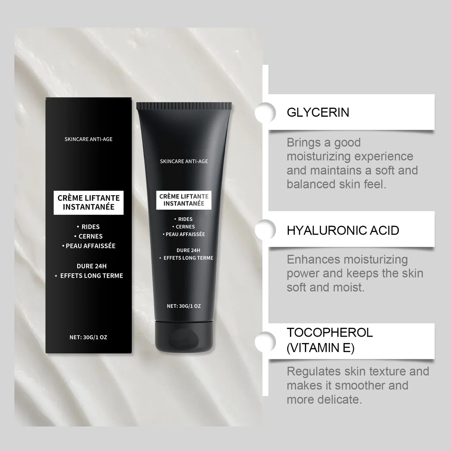Facial Firming Cream - Firming, Pore-Refining, Hydrating &amp; Moisturizing Skin Care Cream for Reducing Fine Lines