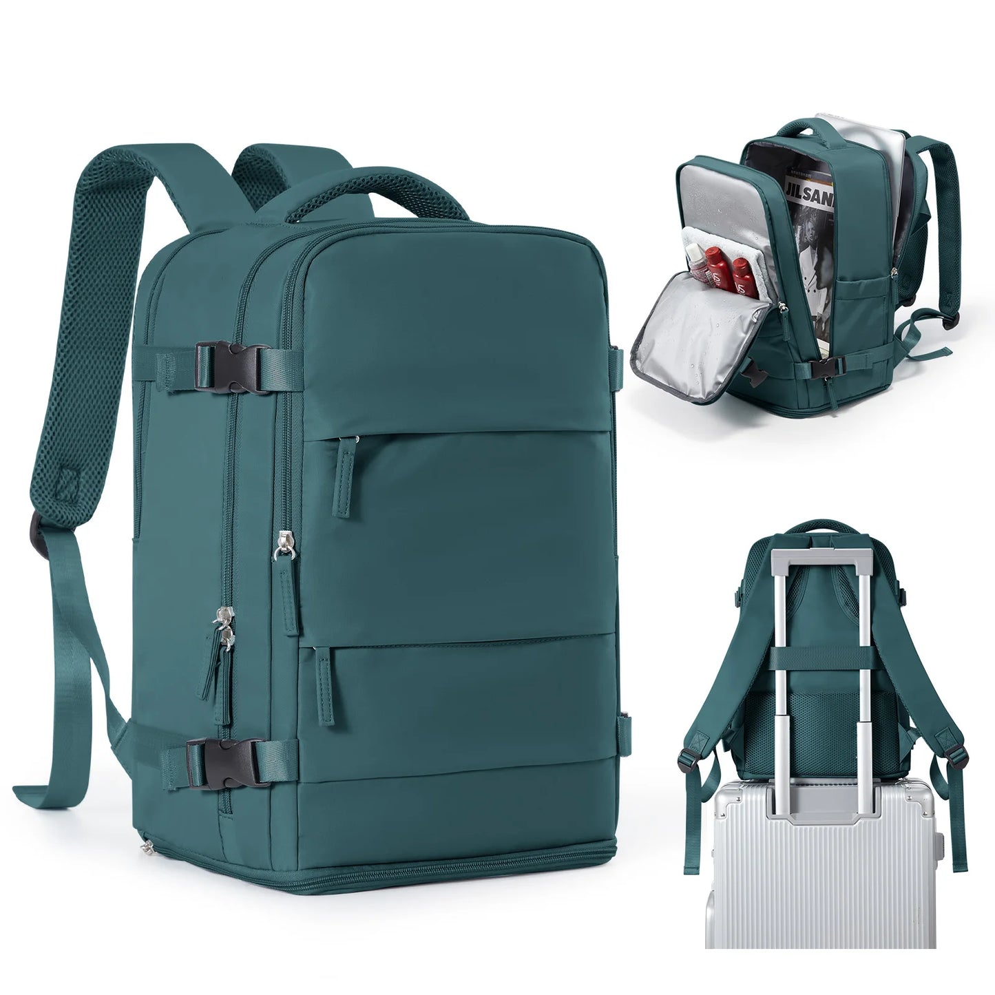 Women Men Hand Luggage Backpack Business College Laptop Travel Backpack Waterproof Carry on mochila viaje cabina avion 40x20x25