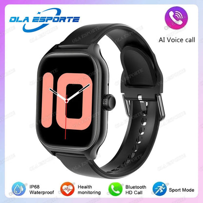 2026 New Smart Watch For Android IOS 2.01Inch Color Screen Bluetooth Call Blood Oxygen/Pressure Monitoring Smart Watch Women Men