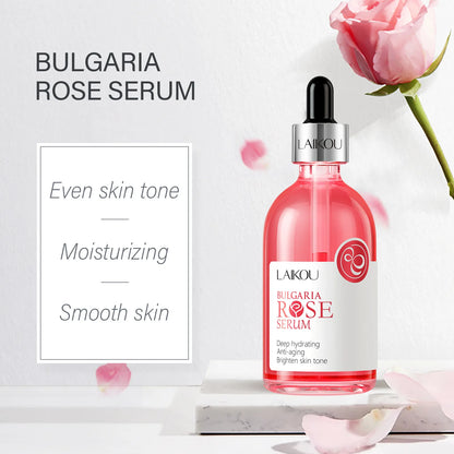 LAIKOU Cherry Blossom or Rose Essence Solution Facial Care Moisturizing Brightening Tighten Hydrating Repair Soothe Soften 100ml