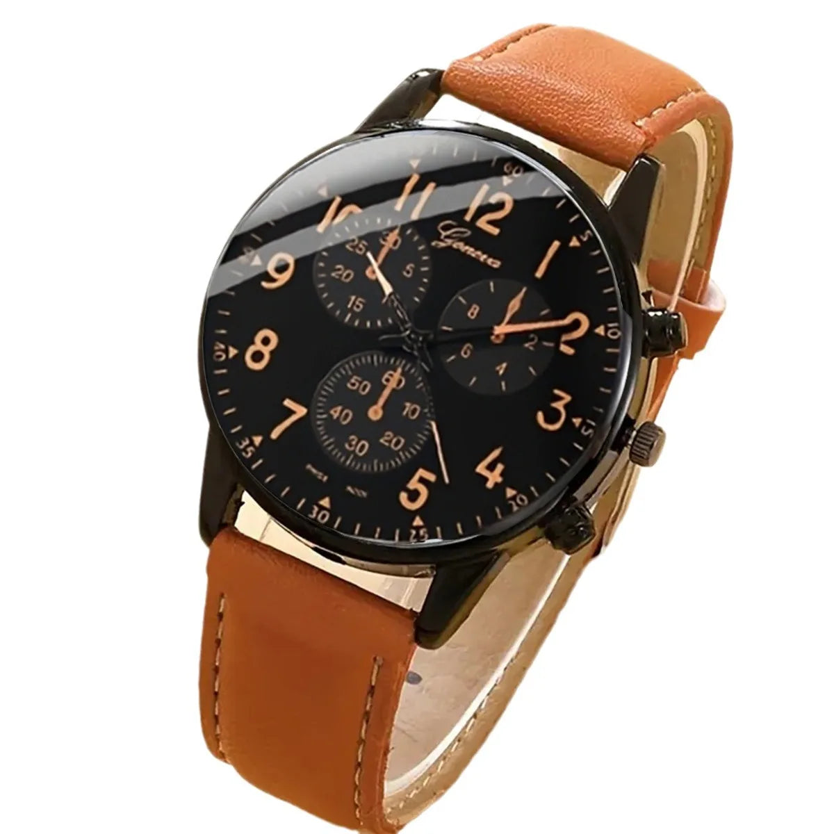 4PCS Fashion Men Watches Casual Male's Quartz Watch Bracelets Set Relogio Masculino Reloj Hombre（Without Box）