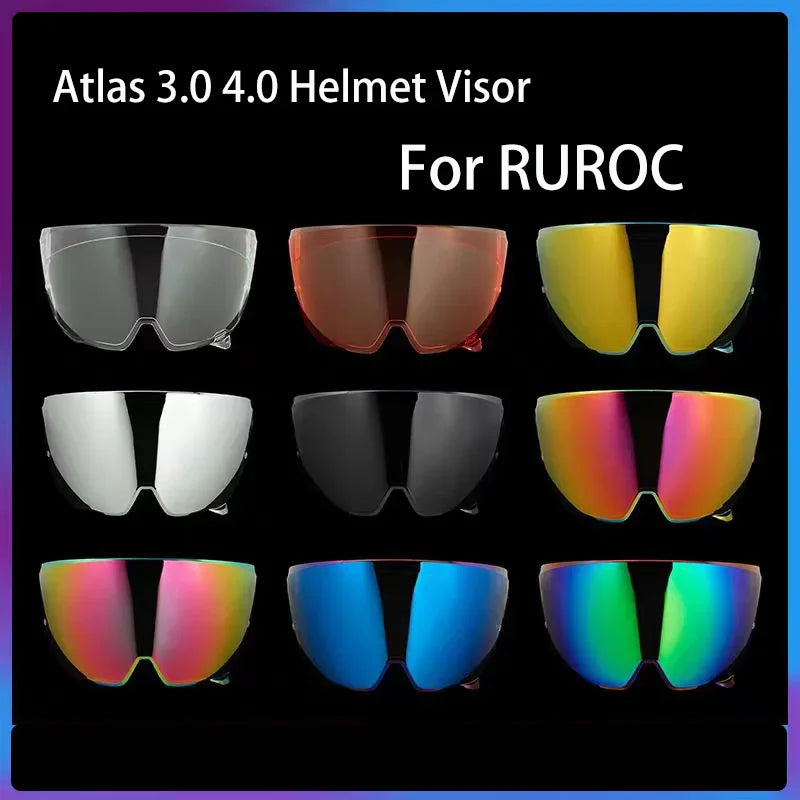 Motorcycle Helmet Visor for RUROC ATLAS 3.0 4.0 Helmet Shield Anti-UV Visor Casco Moto Replacement. Only suitable for ML.