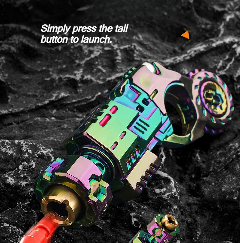 Metal Alloy Shell-Ejecting Toy Pistol Set Fun Shooting Sensory Toy Stress Relief EDC Office Desk Gadget Gift for Boys Adults