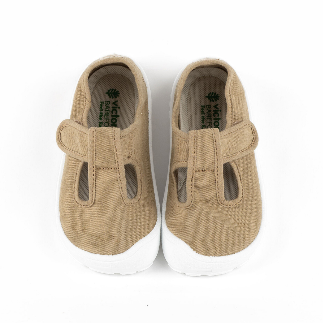 BOSCO BAREFOOT CANVAS VICTORIA SANDALS