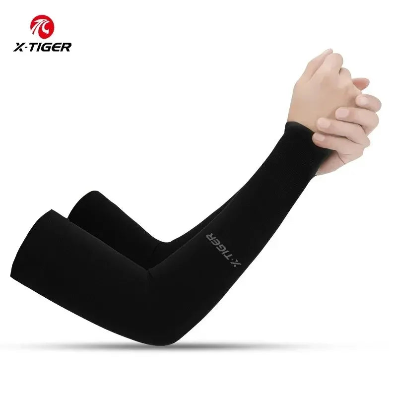 X-TIGER Ice Silk Arm Sleeves Sports Cycling Outdoor Travel Fitness Arm Sleeves Gloves Arm Sleeves Cycling Accessories