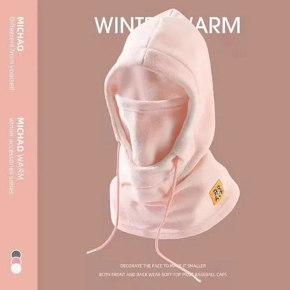 Warm Winter Hat with Mask and Neck Warmer 3-in-1 Windproof Balaclava for Men and Women Masked Hat for Cycling in Cold Weather