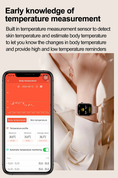 2025 New For XIAOM1 ECG+PPG Blood Fat Uric Acid Health Smartwatch Men Women Heart Rate Blood Pressure Bluetooth Call Smart Watch