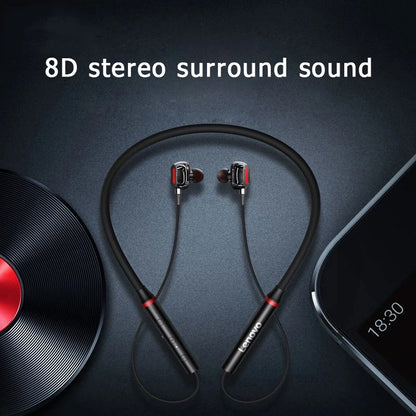 Original Lenovo HE05 Pro TWS Wireless Bluetooth 5.0 Sports Noise Canceling Neckband Earphones, Waterproof, Microphone