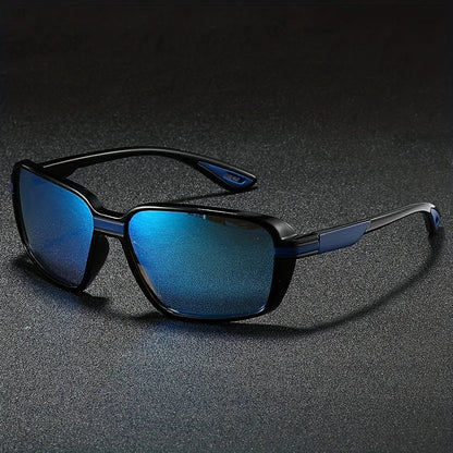 Classic polarized sports sunglasses, unisex, ideal for driving, fishing, hiking, and outdoor activities, UV400 protection.