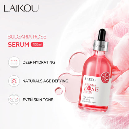 LAIKOU Cherry Blossom or Rose Essence Solution Facial Care Moisturizing Brightening Tighten Hydrating Repair Soothe Soften 100ml