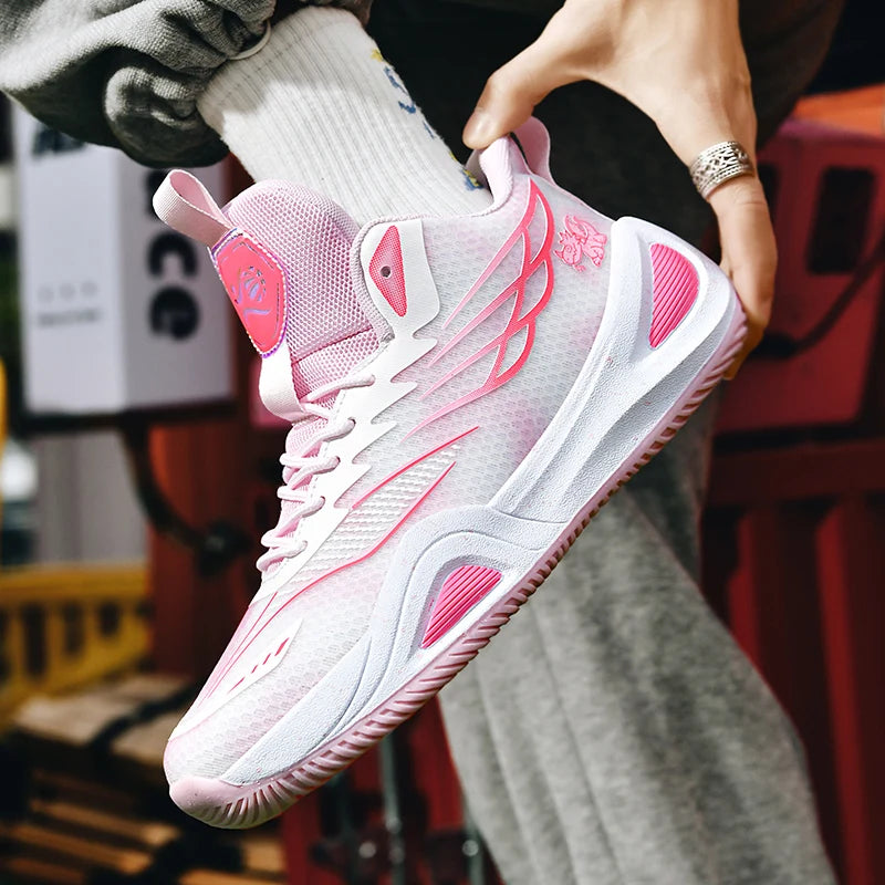 Unisex Basketball Shoes High-quality Mesh Breathable Field Training Sports Shoes Youth Outdoor Basketball Boots for Men