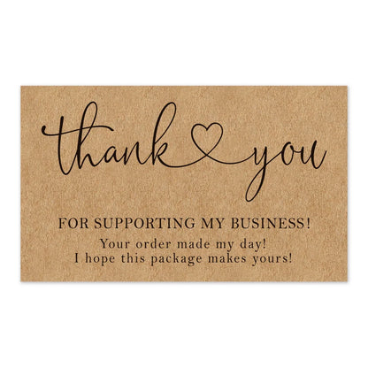 10-30pcs Natural Kraft Paper "beyond grateful" Cards Thank You Card For Small Shop Gift Decoration Card For Small Business Card