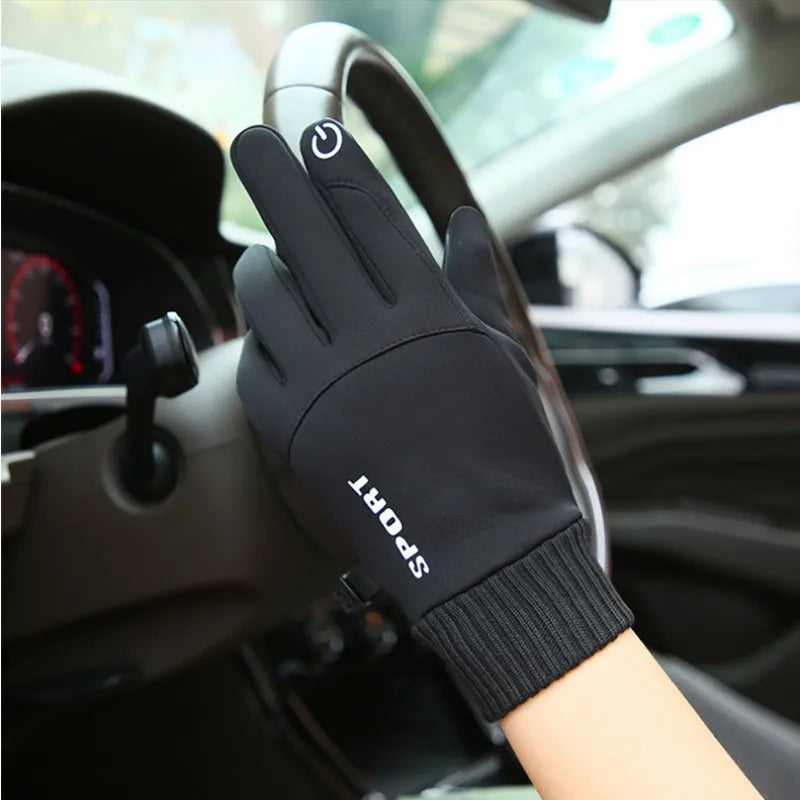 Men's and women's winter gloves, touchscreen warm gloves, waterproof, windproof, thermal gloves for driving, running, skiing, and riding.