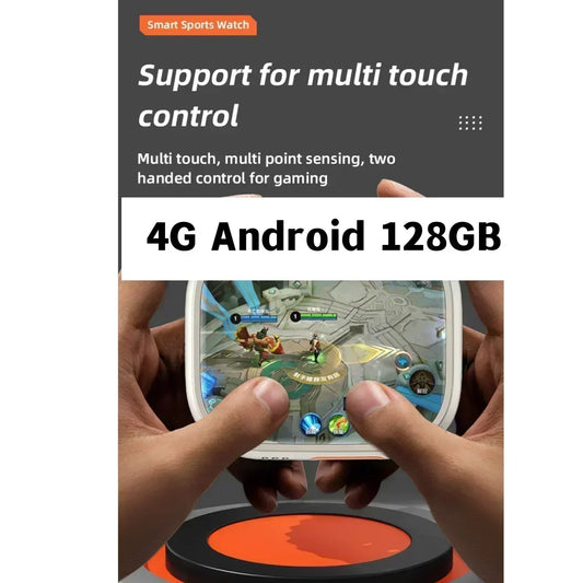 Original 4G Smartwatch CDS9 S9 S10 Ultra Rotary Camera GPS WIFI Heart Rate Tracker 256GB Storage Download Apps Sport Smart Watch
