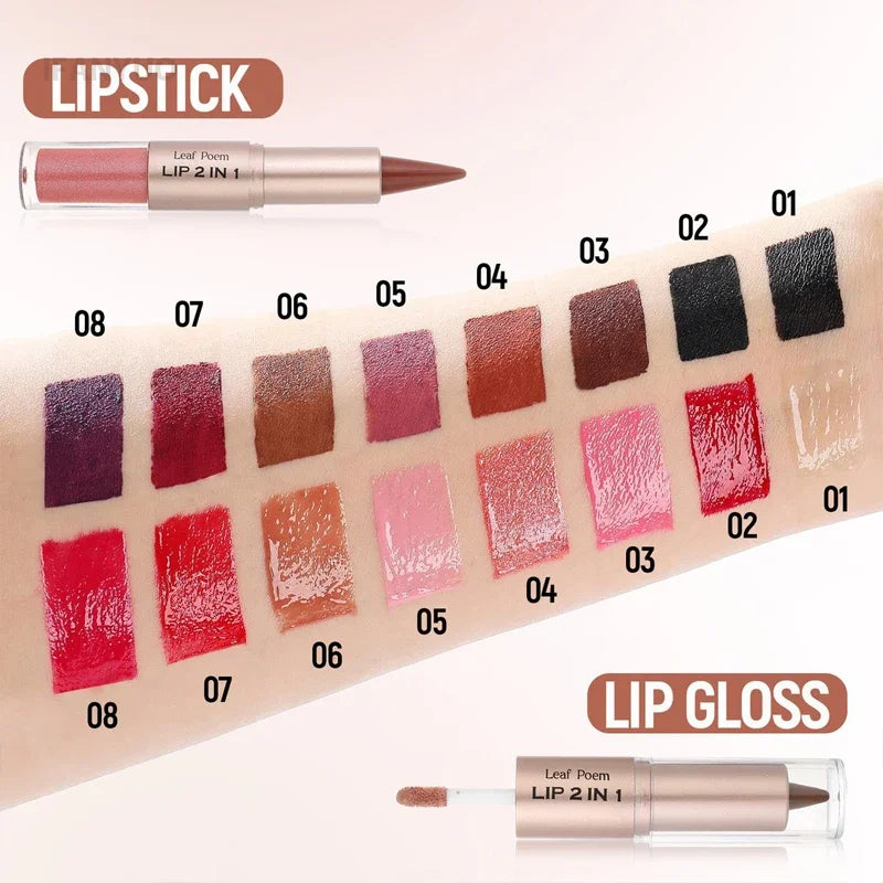 Tapered Lip Liner Lipstick Pen Matte Black Brown Velvet Lipstick Outline Contour Lipliner Water Mirror Moisturizing Lipgloss