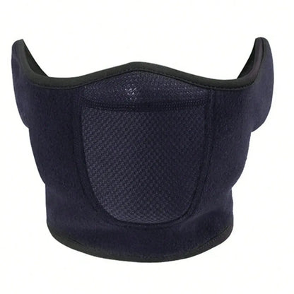 Winter Balaclava Fleece Warmer Motorcycle Face Mask Breathable Half Ski Mask Scarf Motorbike Cycling Bicycle Biker Mask