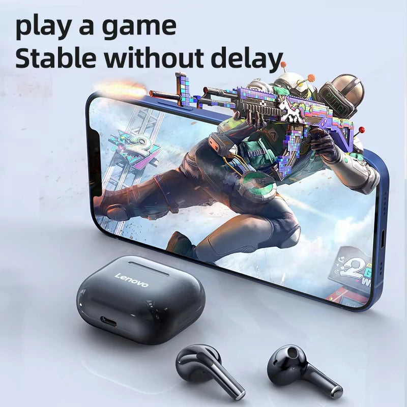 Original LP40 NEW Updated Wireless Bluetooth V5.0 Long-lasting Earphones Low-latency Headphones with IPX4 Waterproof Audio