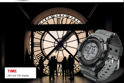 SUNROAD New 715A Sports Watch Altimeter Men's Digital Watches For Men Fishing Clock 3ATM Waterproof Present Reloj Hombre